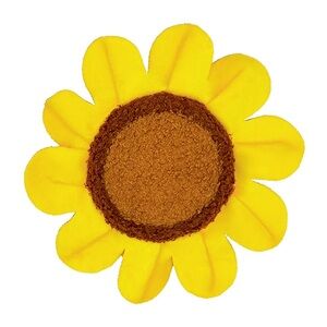 P.L.A.Y Big Sunflower Plush Toy by Pet Lifestyle And You in Yellow Tan Brown